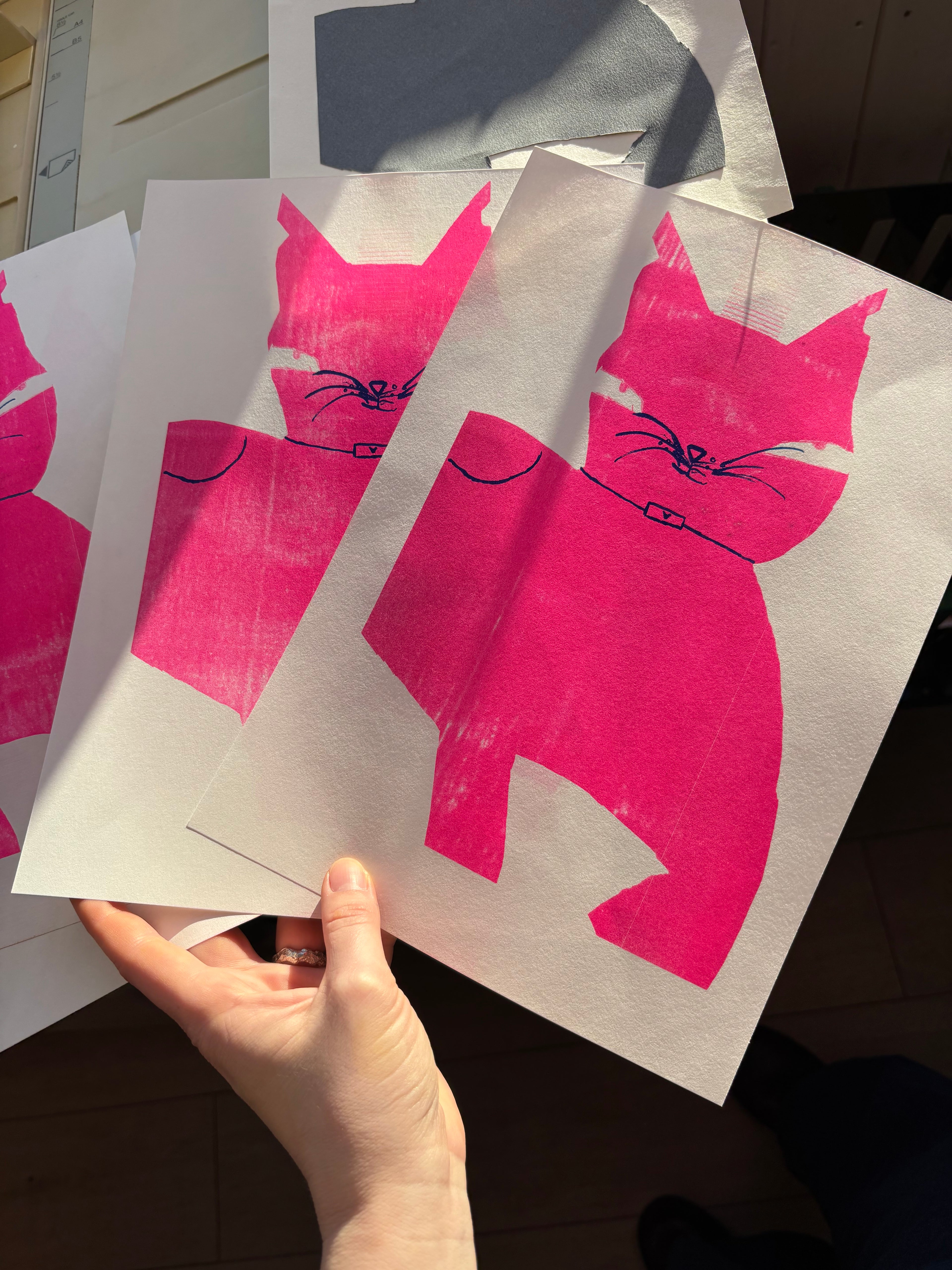 Pet portrait Riso workshop