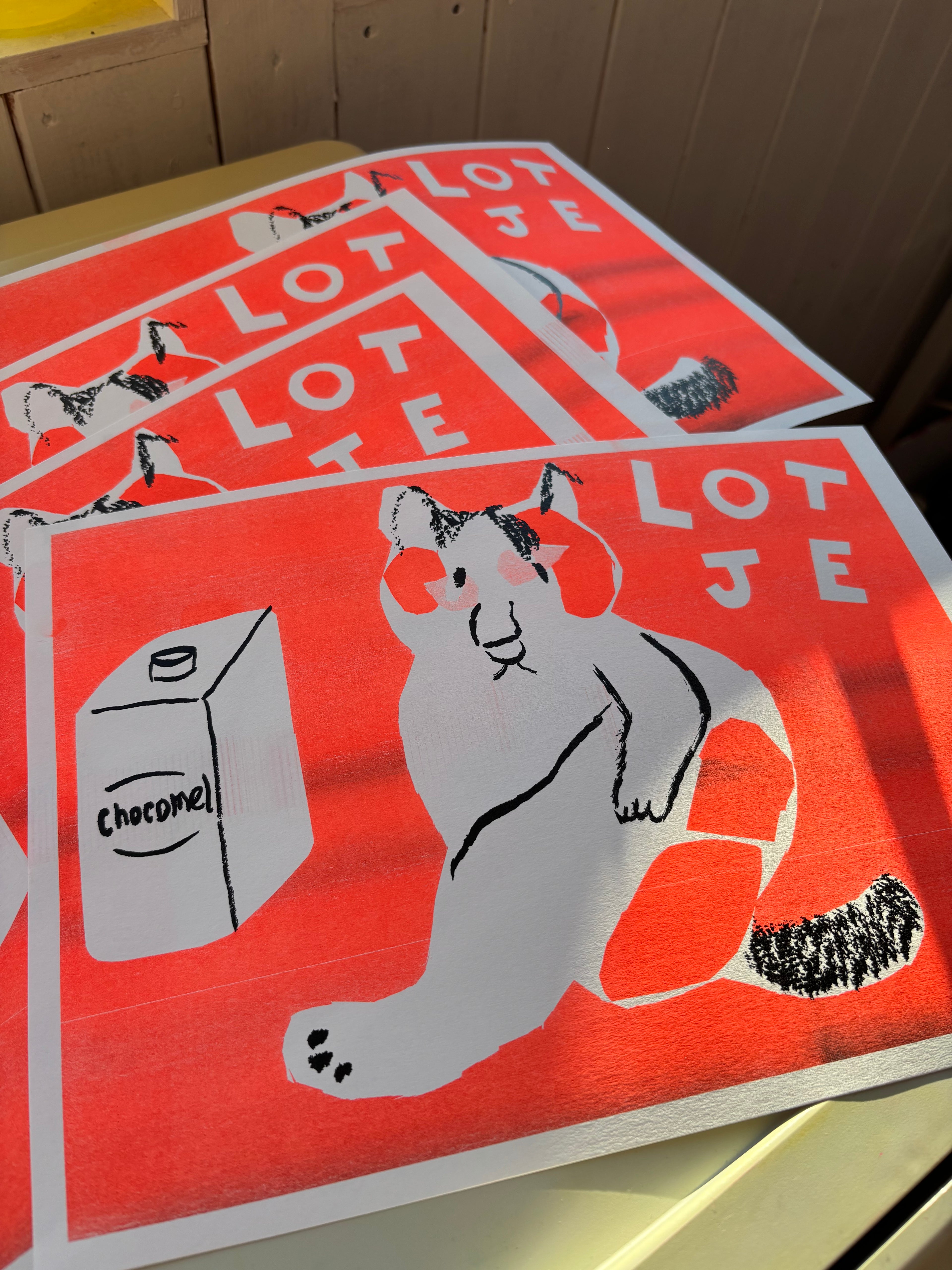 Pet portrait Riso workshop