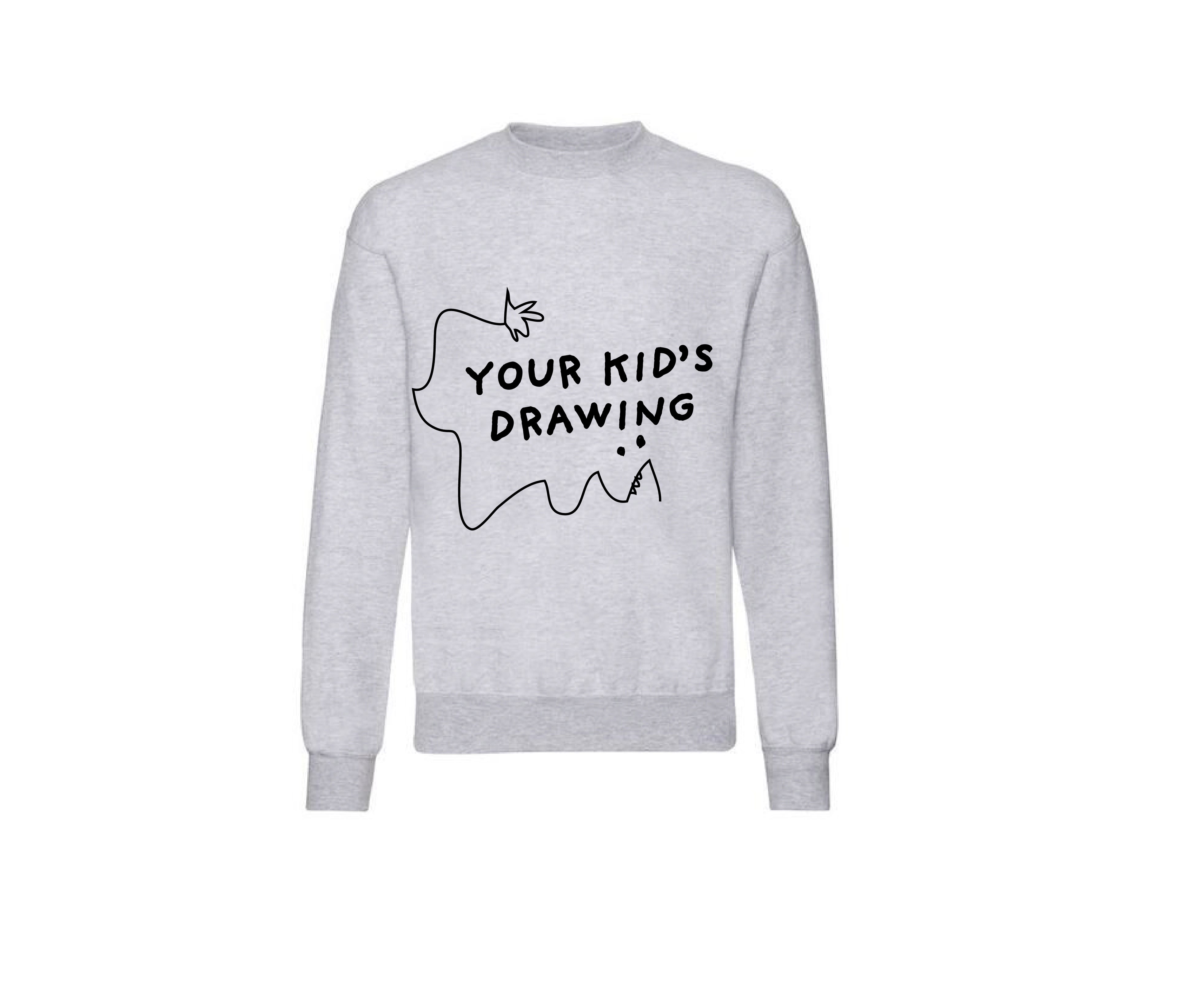 Sweatshirt with YOUR KID'S drawing