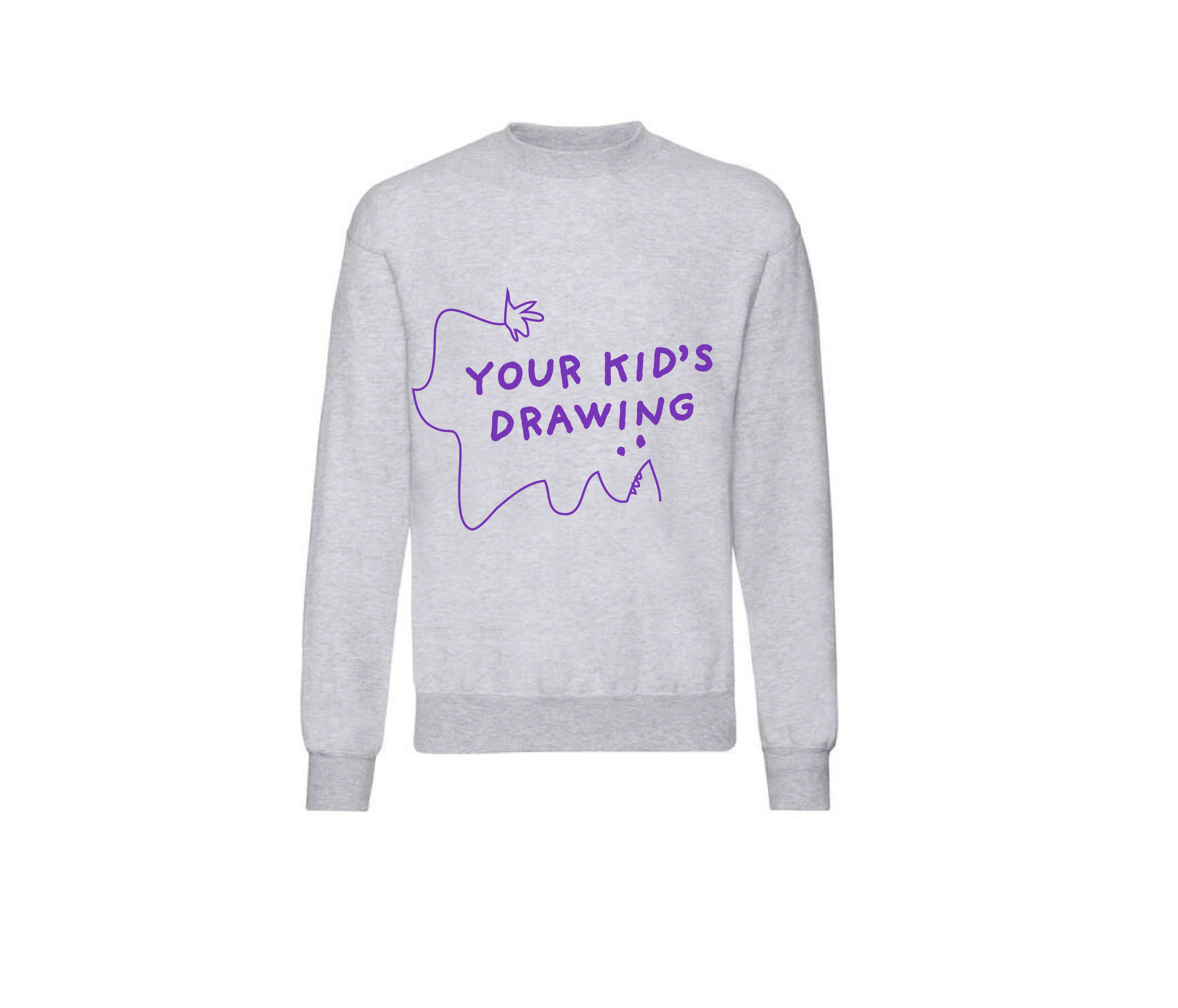 Sweatshirt with YOUR KID'S drawing