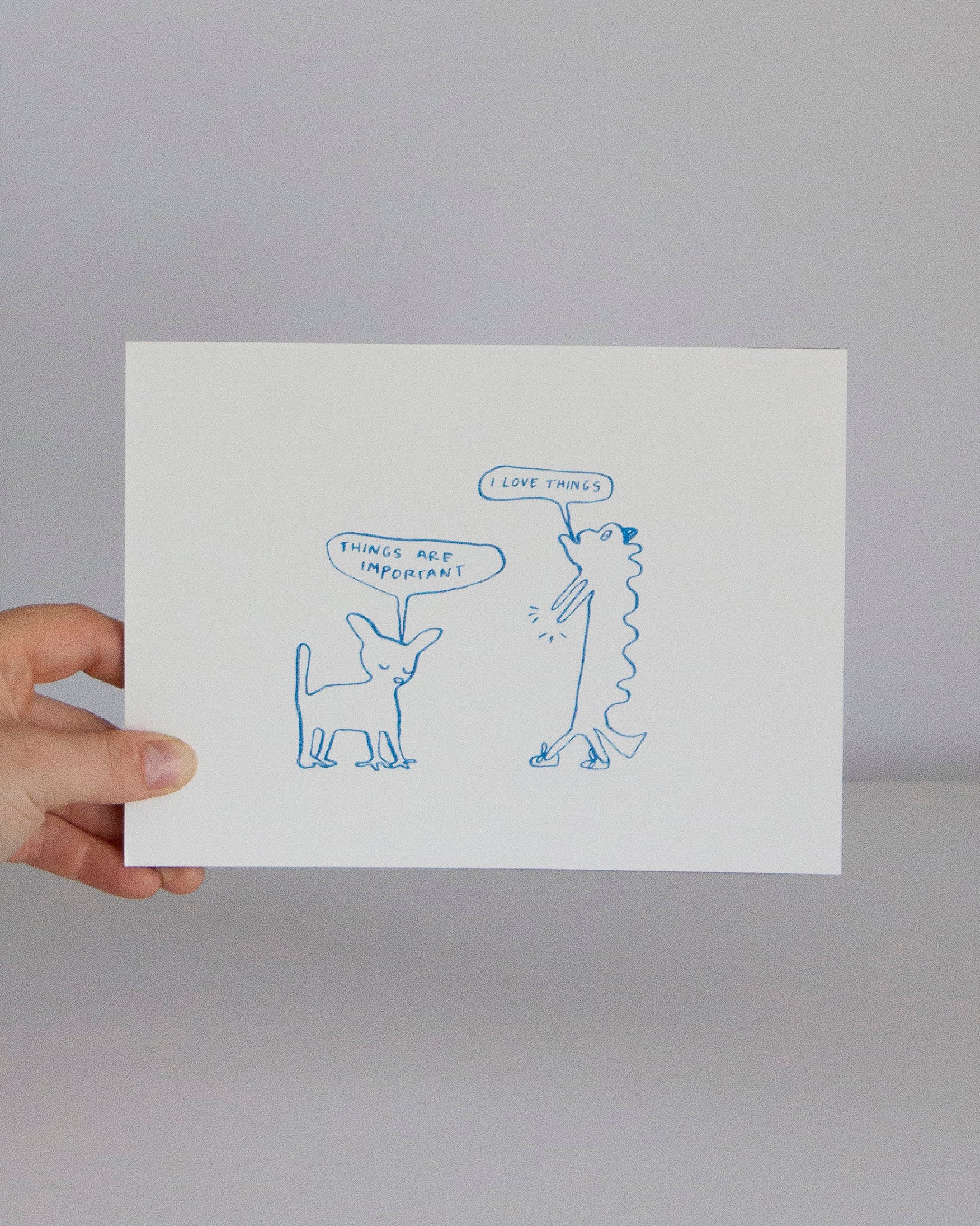 A5 print : I love things